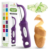 Spring Chef Professional Purple Swivel Peeler, purple swivel blade, easy grip for effortless peeling