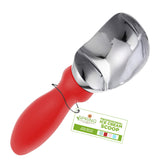 Spring Chef Red Heavy Duty Ice Cream Scoop head for smooth gelato portions.