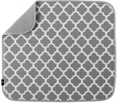 S&T INC dish drying mat 16x18 absorbs water to keep counters dry.