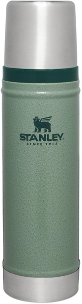Stanley Classic 20 oz bottle with wide-mouth front view for easy filling and cleaning.