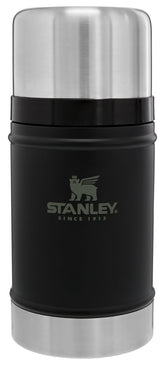 Stanley Classic Large Food Jar 24oz front view shows rugged design for camping meals.