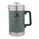 STANLEY Classic Stay-Hot French Press front view with 48 oz capacity for group brewing.