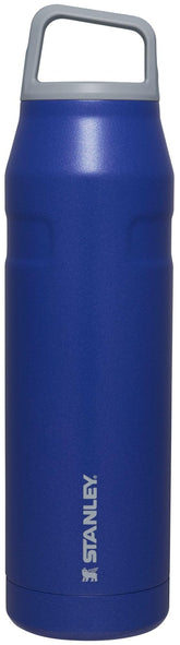 Stanley IceFlow cap-carry bottle closeup with rotating lid for quick, cold hydration on the go.