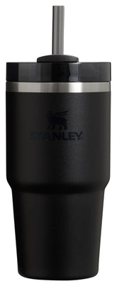 Stanley Quencher H2.0 FlowState lid closeup with splash-resistant straw seal.