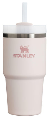 Stanley Quencher H2.0 FlowState lid shown for spill-resistant sipping on the go