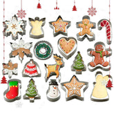 StarPack Bake Me Happy gingerbread-man cutters for quick festive cookies