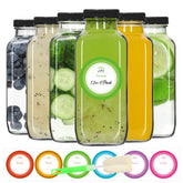 STARSIDE 12oz square bottle with lid for versatile juicing and on the go use