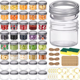 STARSIDE 4 oz mason jar with airtight lid for fresh jams and sauces.