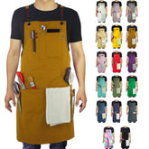 Stenffy Kitchen Apron full-coverage front protects clothing during cooking and DIY tasks.