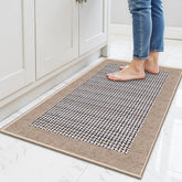 StepRite kitchen rug with plush chenille texture for cooking comfort