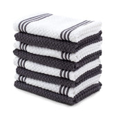 Sticky Toffee dishcloth set eight in gray and white for everyday cleaning