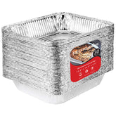 Stock Your Home aluminum pans 9x13, sturdy disposable pans for baking, grilling, or catering.