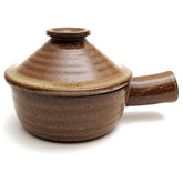 Stoneware Wave Microwave Cooker bowl ready for quick single servings.