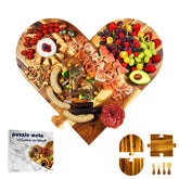 Stoneandegg large charcuterie board set with modular piece assembly for flexible layouts.