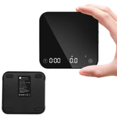 Styuanmmy mini coffee scale timer front view for precise espresso dosing