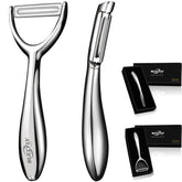 SUCCFLY Y-shaped peeler with stainless steel blade for precise peeling