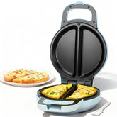 SugarWhisk flip omelette maker electric displaying dual omelets for quick meals