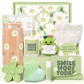 Suhctuptx daisy glass cup adds cheerful color to her daily routine.