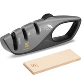 SULLARYA knife sharpener kit angle selector shows precise edge control for blades