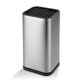 Sumteene universal knife block seen from the front on the counter for easy access