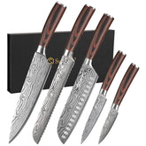 Sunnecko 8-inch chef knife with high-carbon steel for precise slicing