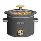 Sunvivi 2QT slow cooker with compact silhouette for small kitchens