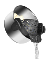 Sunwukin clip-on pot strainer with secure grip for easy pasta draining.