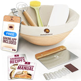 Superbaking Banneton round 9-inch proofing basket shapes dough for even loaves