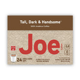 SUPOOBE Joe Knows Coffee packaging shows convenient single-serve design and recyclability.