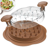 SURETIVIAN chicken shredder outer design highlights sturdy construction for quick shredding.