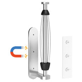 Swaitee magnetic base on fridge keeps towels secure and mess-free