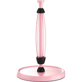 Swaitee pink paper towel holder with ratchet for one-handed tearing.