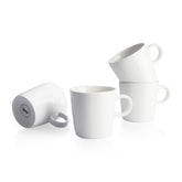 Sweese porcelain espresso cups 5oz set with a sturdy handle for a smooth morning espresso.