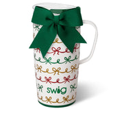 Swig Life 22oz travel mug with handle and lid keeps drinks at the right temperature on the go.