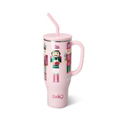 Swig Life 30oz Mega Mug with handle and straw for on-the-go hydration.
