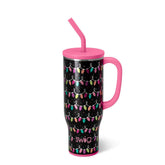 Swig Life 30oz Mega Mug with handle and straw, ideal for on-the-go hydration.