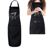 SynHHnergyx hair apron with rhinestone pockets keeps tools within reach during styling sessions.