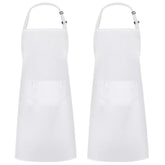 Syntus bib apron adjustable neckstrap front view for a customizable, comfortable fit