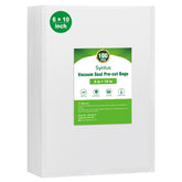 Syntus vacuum sealer bags 6x10 pint, pre-cut for quick, airtight sealing