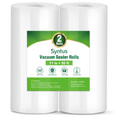 Syntus vacuum sealer bags roll 11x50 plain design for versatile storage