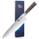 SYOKAMI Japanese Chef Knife 8-inch blade enables precise dicing and effortless slicing.