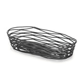 TableCraft BK11709 oblong basket front view for stylish bread display