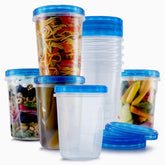 Tafura 10-pack leakproof 32oz containers with twist lids for meal prep