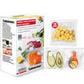talisleskye vacuum bag with double zipper and air valve for airtight storage