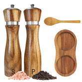 TanAndLin wooden grinders in acacia wood for fresh flavor and durability.