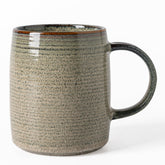 TaoTaojarvie ceramic mug 22oz wide bottom for stable grip and heat retention.