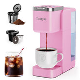 Tastyle single-serve coffee maker with hot and iced brew options for versatility.