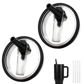 Tatamy 40oz HydroJug flip straw lid on travel bottle for leak-proof hydration