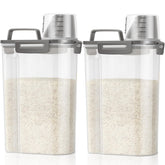 TBMax rice container with pour spout for easy dispensing of dry foods