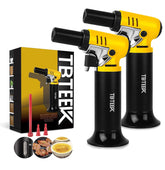 TBTeek T907 two-pack butane torch for precise home use and caramelizing